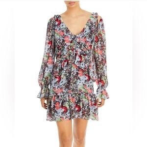 Cinq à Sept Floral Mini Dress - Multicolor